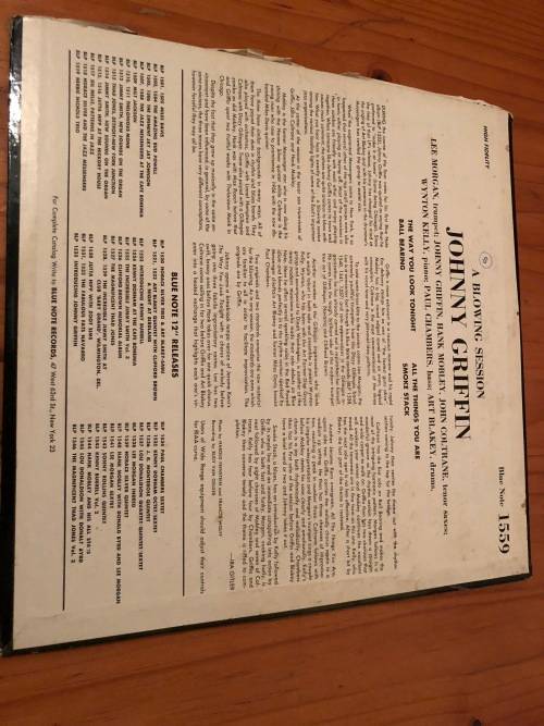Johnny Griffin: A Blowing Session