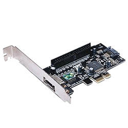 ISONIC eSATA/SATA/IDE PCI-E X1 CARD