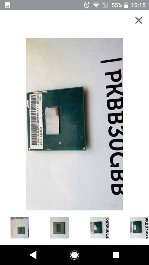 Intel i5 4th gen 2.4ghz cpu