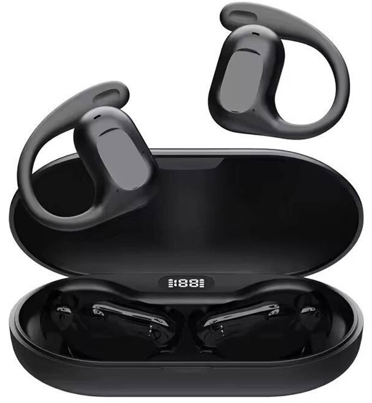 Sport earbuds Ear Clip Bone conduction noise cancelling earphone