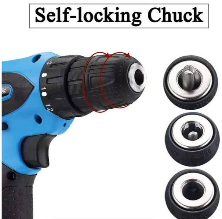 12V Cordless Rechargeable Drill