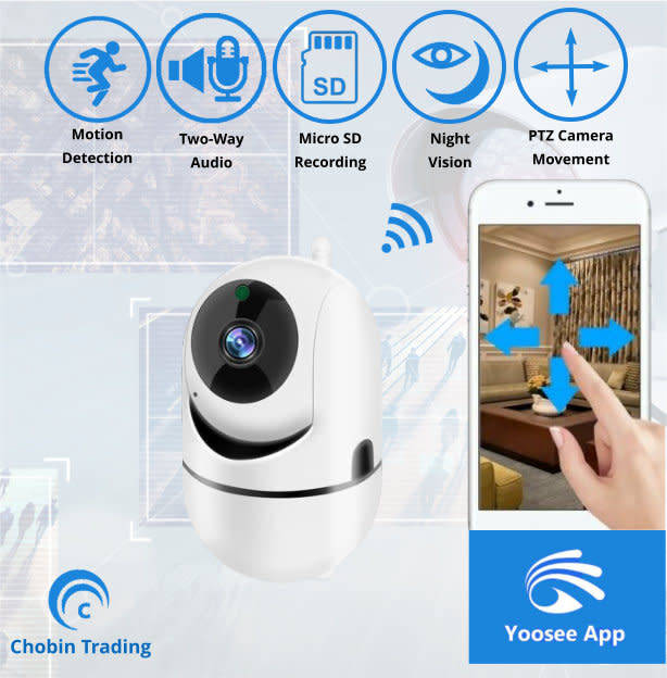 Indoor PTZ WiFi Security Camera