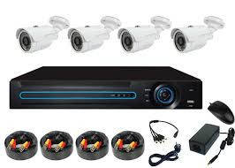 CCTV AHD 4 Channels CCTV Kit Camera IR outdoor. 3G Remote View