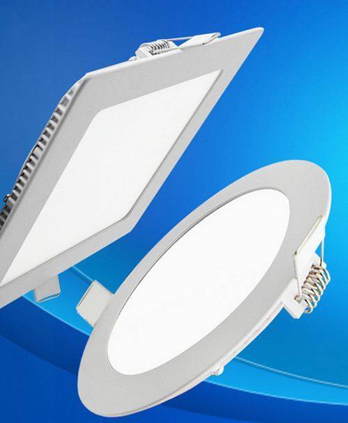 Thin Led Panel Downlight - Cool White / 24W