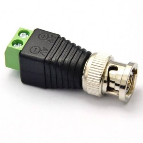 CCTV BNC Male To Balun Connector (50pc Pack)