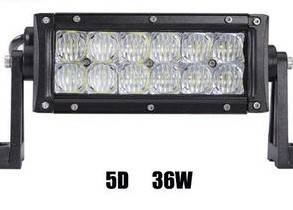 19.5CM, 36Watt, 5D, 12LED Flood Light Bar