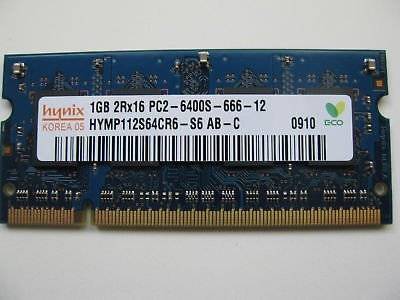 Hynix 1GB PC2-6400 DDR2-800MHZ non-ECC Unbuffered CL6-6-6 200-Pin SoDimm Memory Module