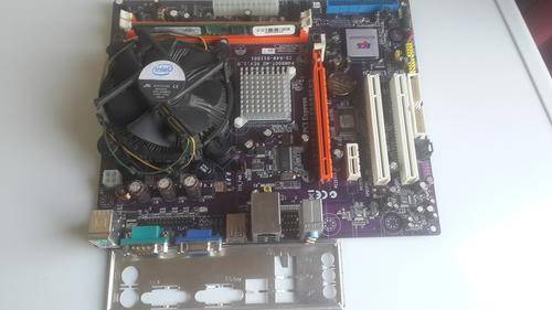 ECS LGA 775 Motherboard , 1.8 GHZ Celeron CPU,   1 Gig Kingston Memory Bundle