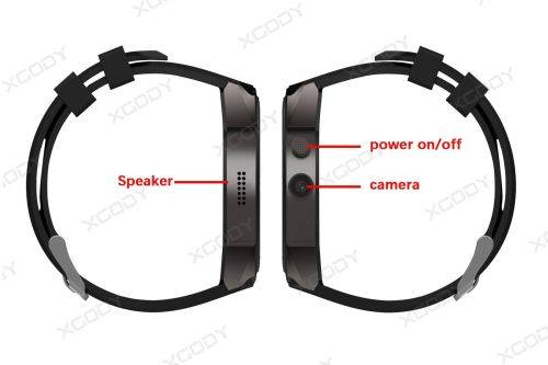 KW88 Android 5.1 Quad Core 4GB Bluetooth 3G Smart Watch GPS WIFI For IOS Samsung