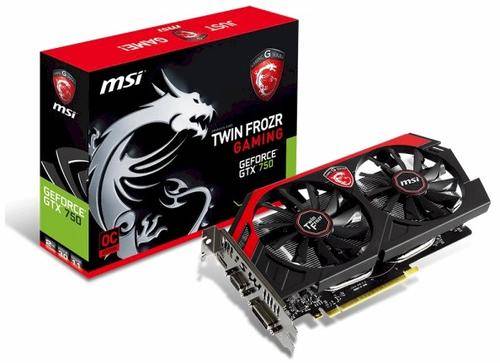 MSI GEFORCE GTX750 2GB TF OC Graphics Card