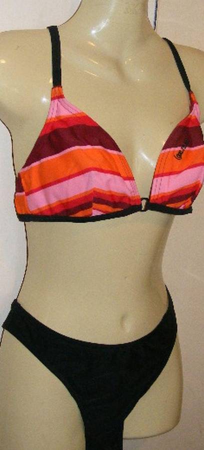 SALE!!!!! GORGEOUS PINK/ORANGE/BLACK BIKINI (36)
