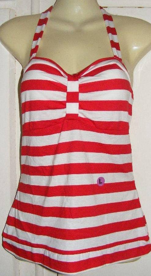 SALE!!!!!CUTE HALTERNECK TOP WITH PADDED INNER SUPPORT (XL)