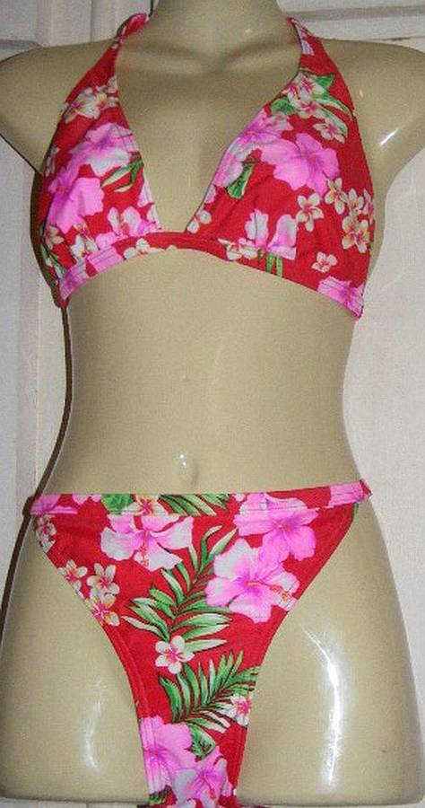 SALE!!!!! GORGEOUS HALTERNECK HAWAIIAN BIKINI (36-38)