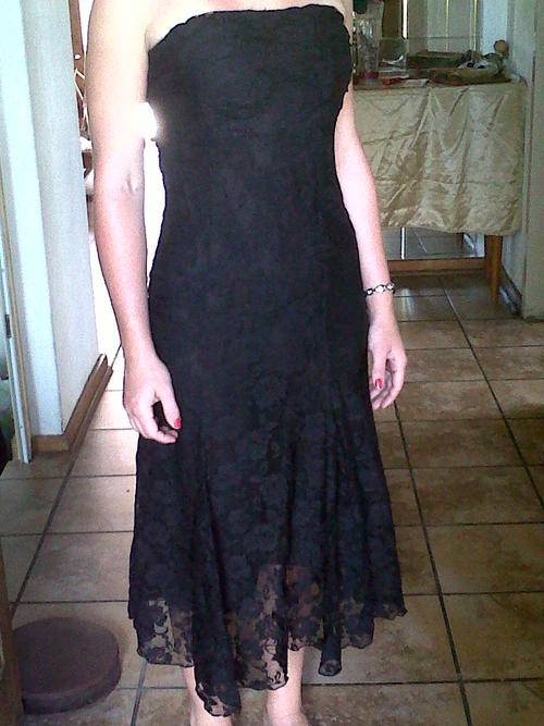 Ladies Black Lace Dress