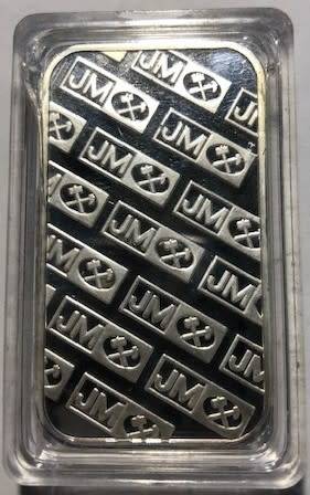 SILVER BAR 1 OUNCE JM BULLION SILVER BAR ENCAPSULATED