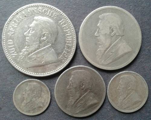 1896 ZAR SILVER SET