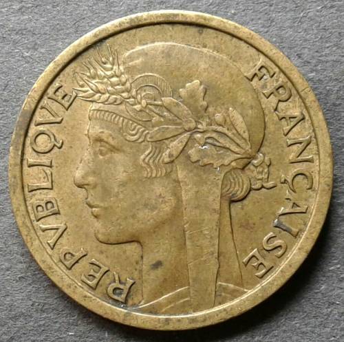 1944 AFRICA OCCIDENTALE FRANCAISE 1 FRANC