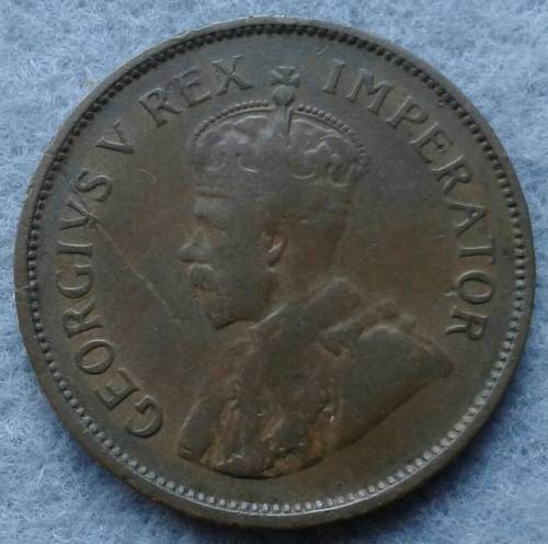 1932 SAU 1/2 PENNY : LOW MINTAGE < 107 000