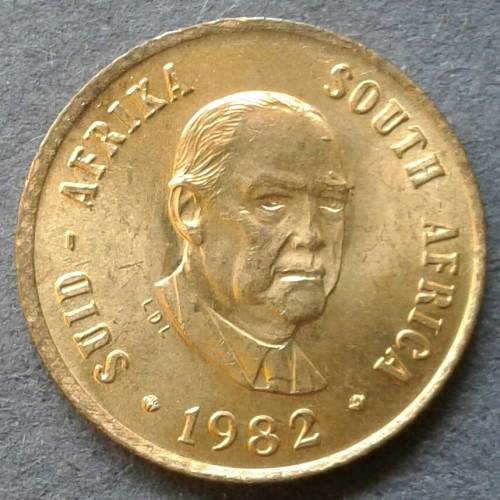 1982 RSA ERROR 1 CENT :