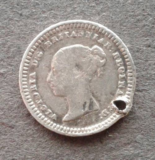 1843 G.BRIT THREE HALF PENCE