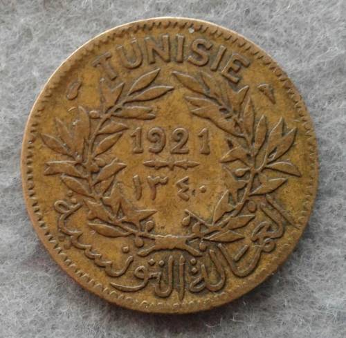 1921 TUNISIE 1 FRANC