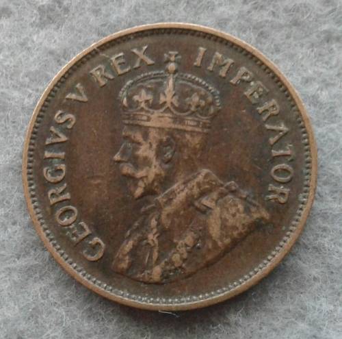 1934 SAU 1/2 PENNY  325830 MINTAGE