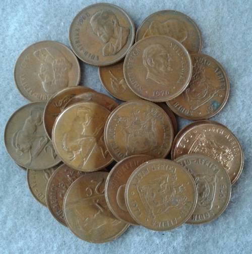 1968 - 1990 + RSA 2 CENT LOT : X 20