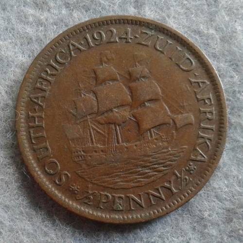 1924 SAU 1/2 PENNY