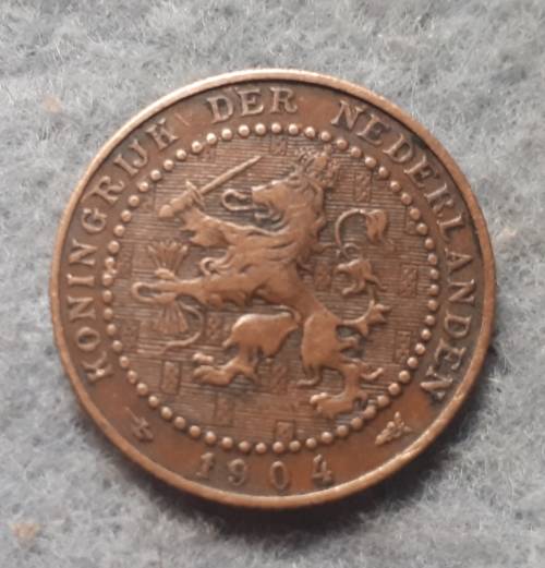 1904 NETHERLANDS 1 CENT