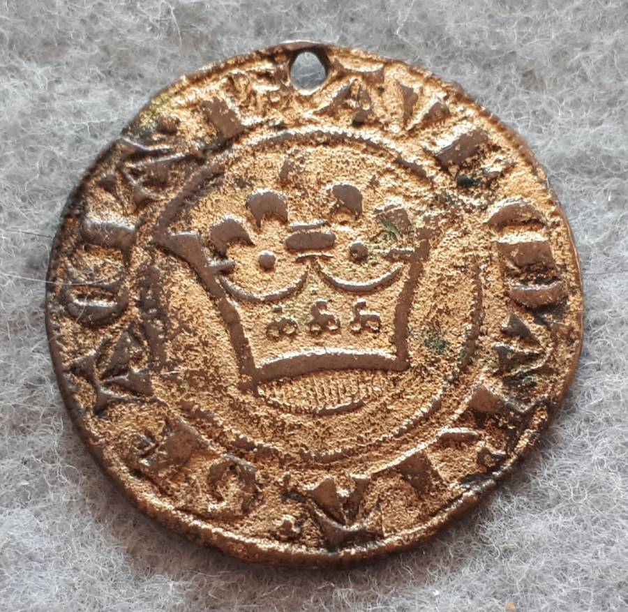 1380 - 1422 France Jeton : gilded