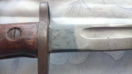 BAYONET & SCABBARD LEE ENFIELD 303