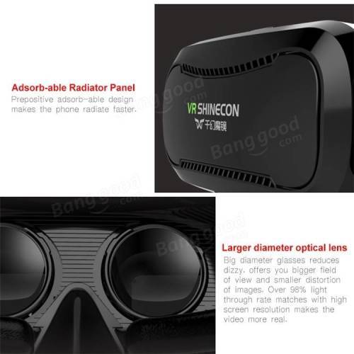 Shinecon 2.0 3D VR Virtual Reality Glasses - Buy 1 Get 1 FREE