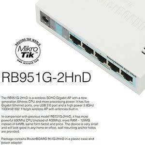 Mikrotik RB951G-2HND 5-Port Gigabit Wireless AP