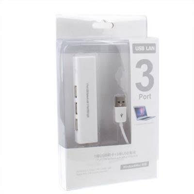 USB To RJ45 Lan Network Ethernet Adapter with 3 Port USB Hub *** Final Clearance Sale***