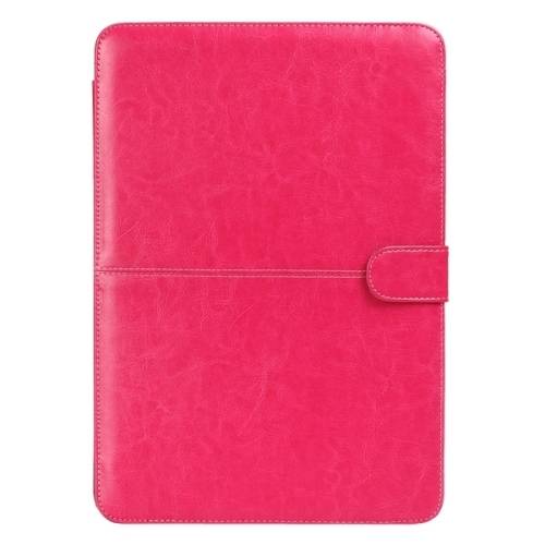 MacBook Pro Retina 15` Leather Case with Snap Fastener (Pink)