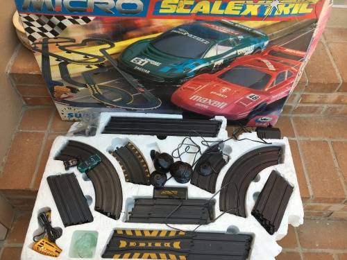 Large Original Micro Scalextric Jaguar