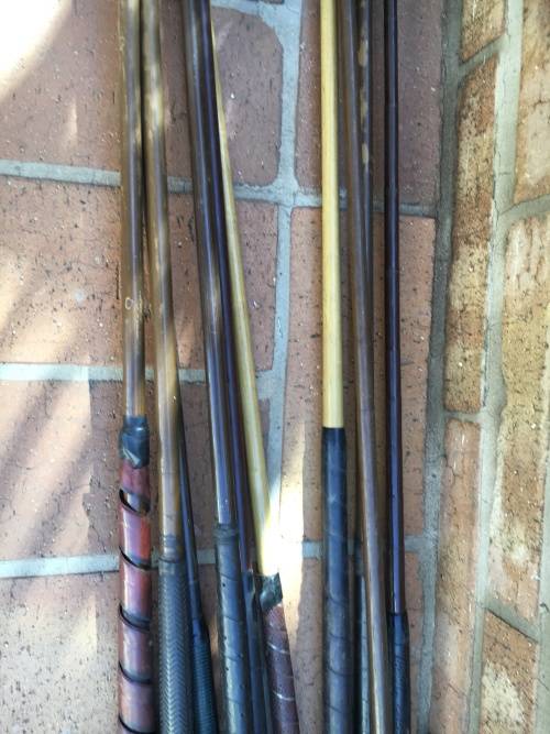 Vintage / Antique golf clubs - collector or mancave novelty - 10 clubs