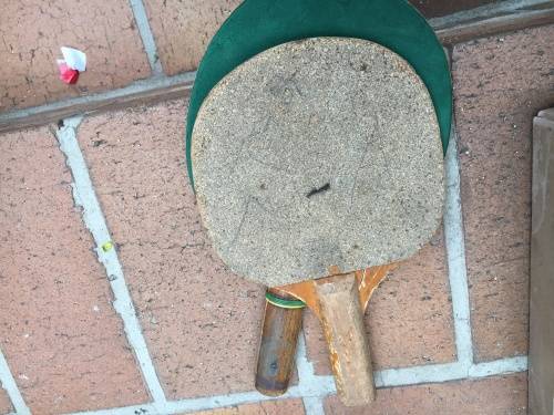 Wow vintage collection of table tennis bats - rare find - good value