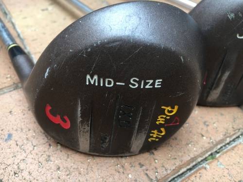Junior golf clubs x 3