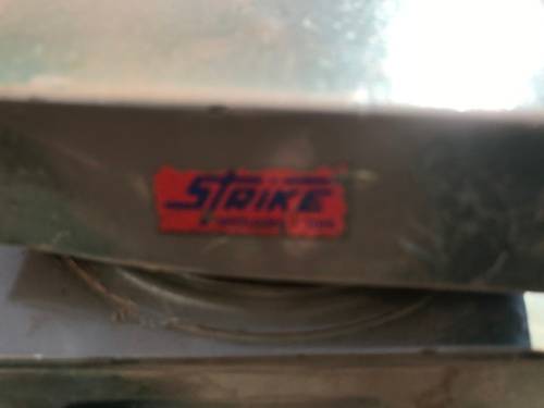 Large solid metal tank - approx 30 cm long x 15 cm wide