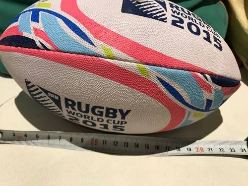 Rugby world cup ball - memorabilia for mancave or display