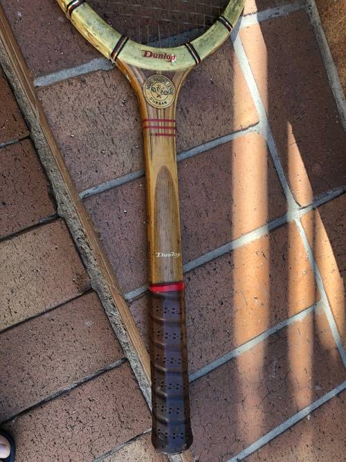 Vintage tennis racquet with press - fantastic for mancave or display