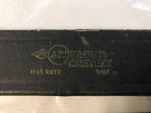 Excellent Faber Castell ruler - vintage and collectable - just needs a good clean