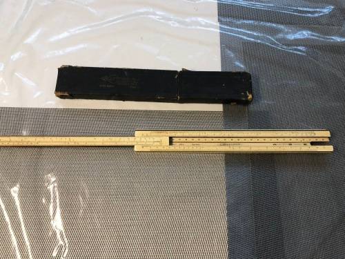 Excellent Faber Castell ruler - vintage and collectable - just needs a good clean