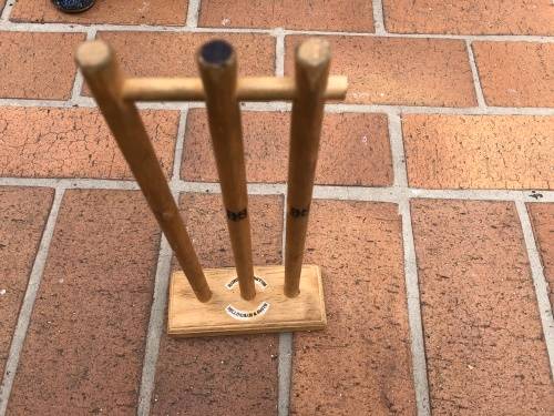 Lovely collectable mini set of wickets for display - set 2
