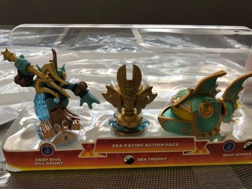 Skylanders Sea Racing Action Pack Brand New Figures Boxed - 3 pack