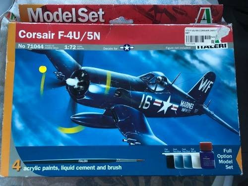 Brand new Italeri Corsair model