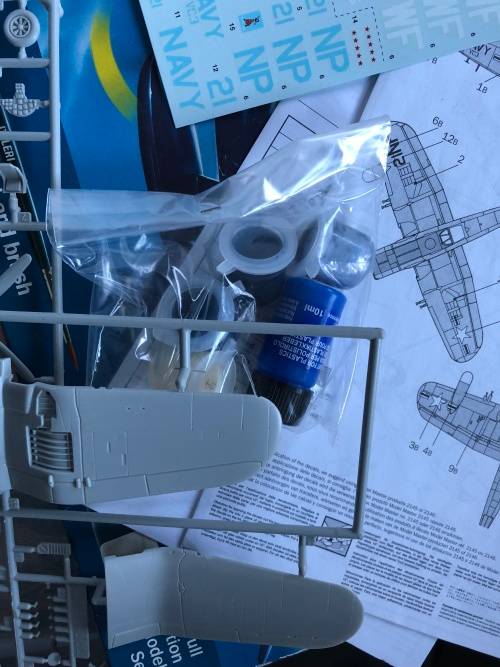 Brand new Italeri Corsair model