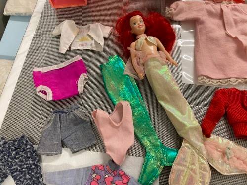 Vintage Barbie and Ken collection with clothes and some furniture - rare - 1960's