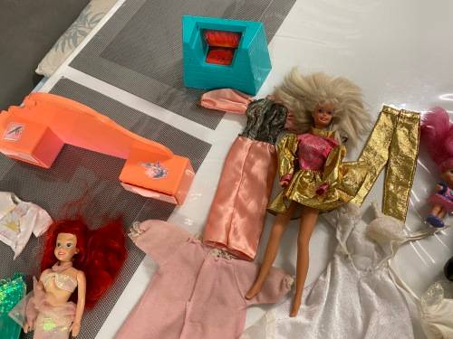 Vintage Barbie and Ken collection with clothes and some furniture - rare - 1960's